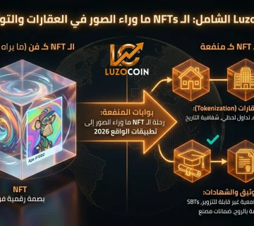 تطبيقات الـ NFTs في العقارات والتوثيق ما وراء الصور 2026 360x320