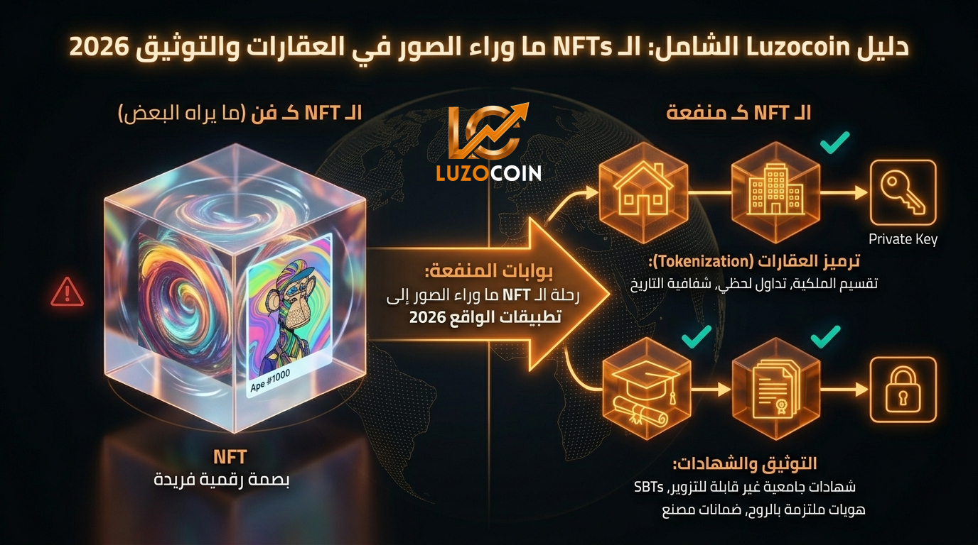 تطبيقات الـ NFTs في العقارات والتوثيق ما وراء الصور 2026
