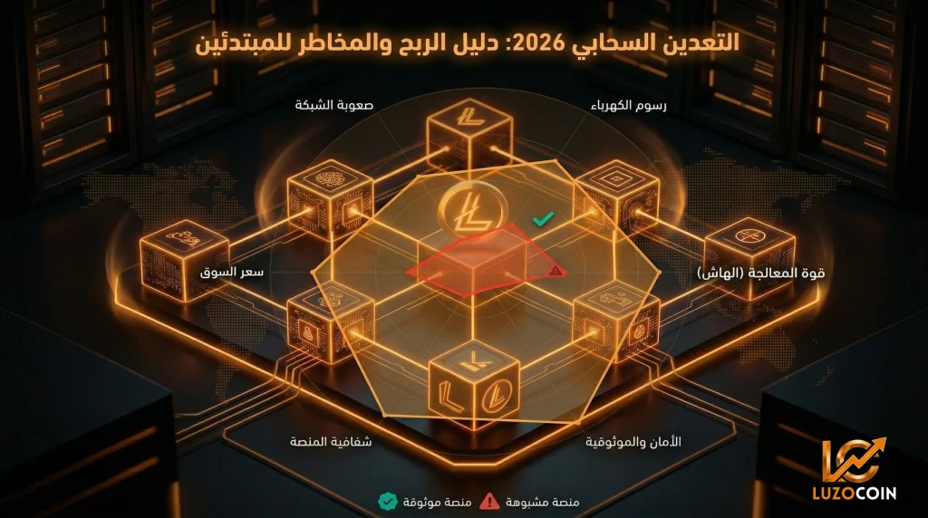 دليل التعدين السحابي 2026 هل لا يزال يحقق أرباحاً حقيقية؟