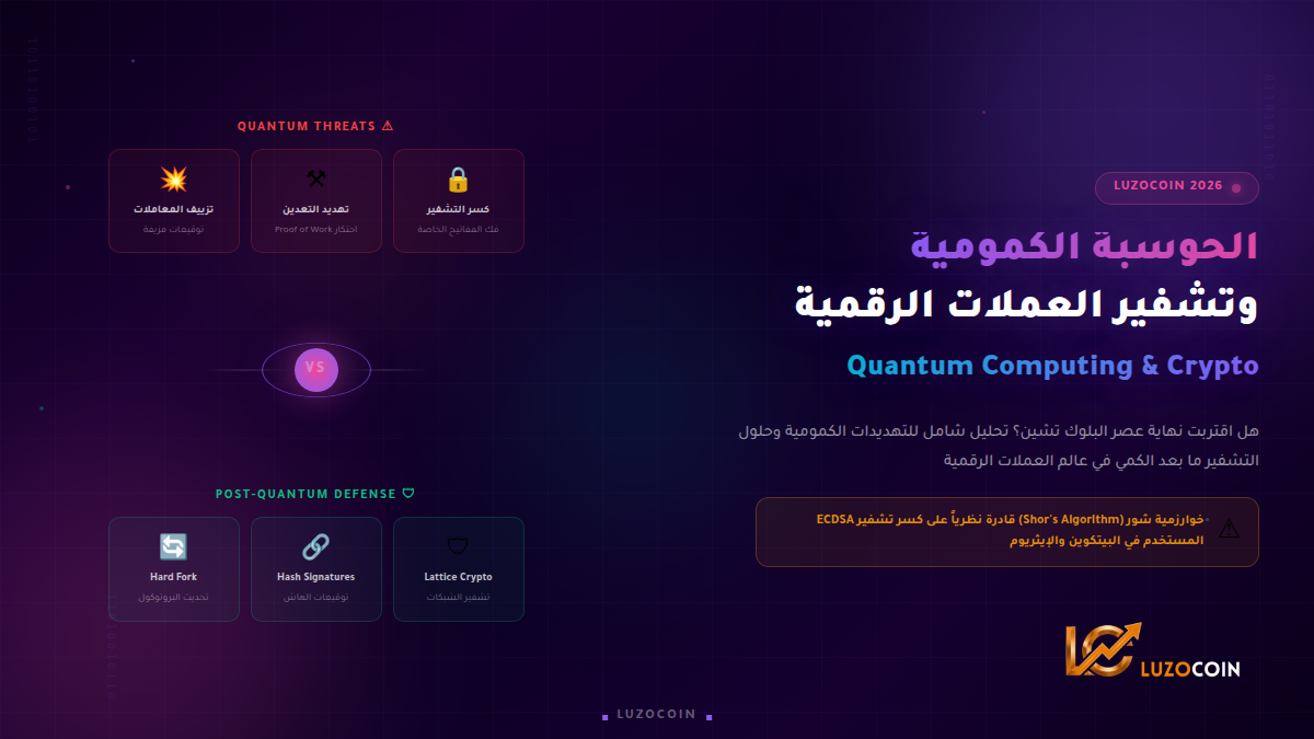 الحوسبة الكمومية وتشفير الكريبتو 2026 هل انتهى الأمان 2