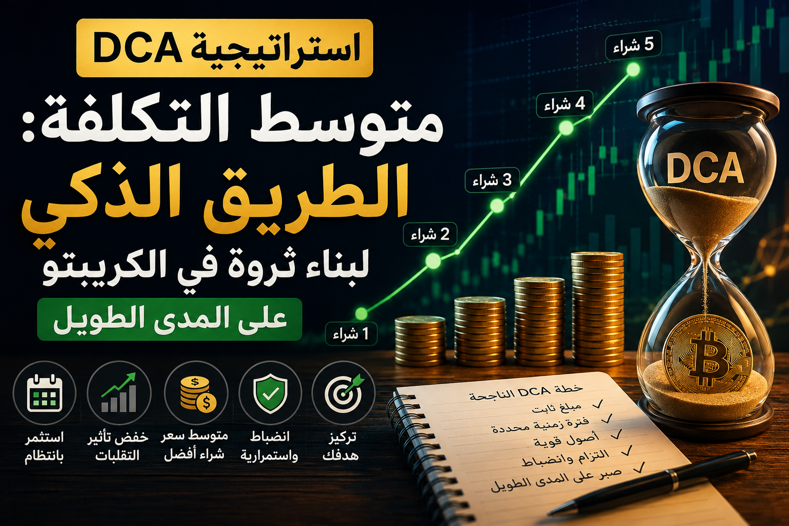 استراتيجية DCA في الكريبتو كيف تعمل وما حدودها